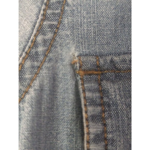 J Crew Factory Classic Chambray Cotton Button Shirt Dress Roll-tab sleeve Sz S - Picture 6 of 10